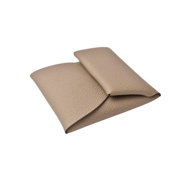 Hermes Hermes Bastia Coin Case Epsom Etoupe Leather Coin Case - Picture 2 of 7